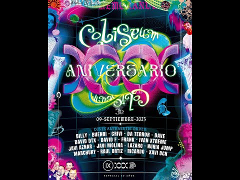 COLISEUM Live! 30 Aniversario (09-09-2023) Dj Nuria Jump