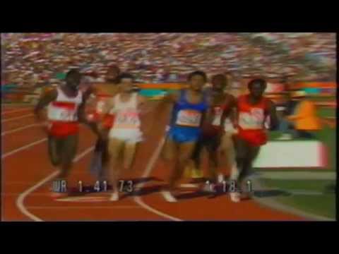 Olympics 1984 Mens 800m Final