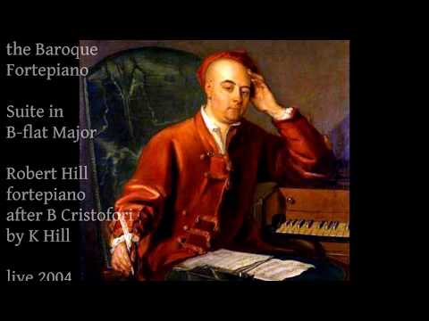 G F Handel: Suite in B-flat Major. Robert Hill, fortepiano. Live 2004