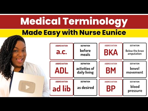 🩺 2024 Medical Terminology Made Easy - Part 1