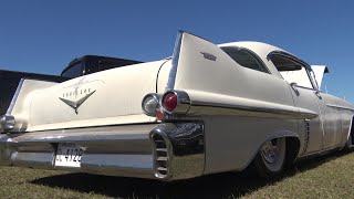 OG 1957 Cadillac Hardtop Deville #bagged #57Caddy survivor Texas luxury car Lone Star Throwdown 2019