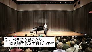 Q4 オペラ初心者のため、 醍醐味を教えてほしいです