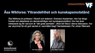 Åsa Wikforss – Yttrandefrihet och kunskapsmotstånd