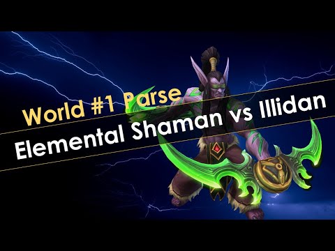 World #1 Elemental Shaman Illidan DPS Parse World of Warcraft Classic TBC