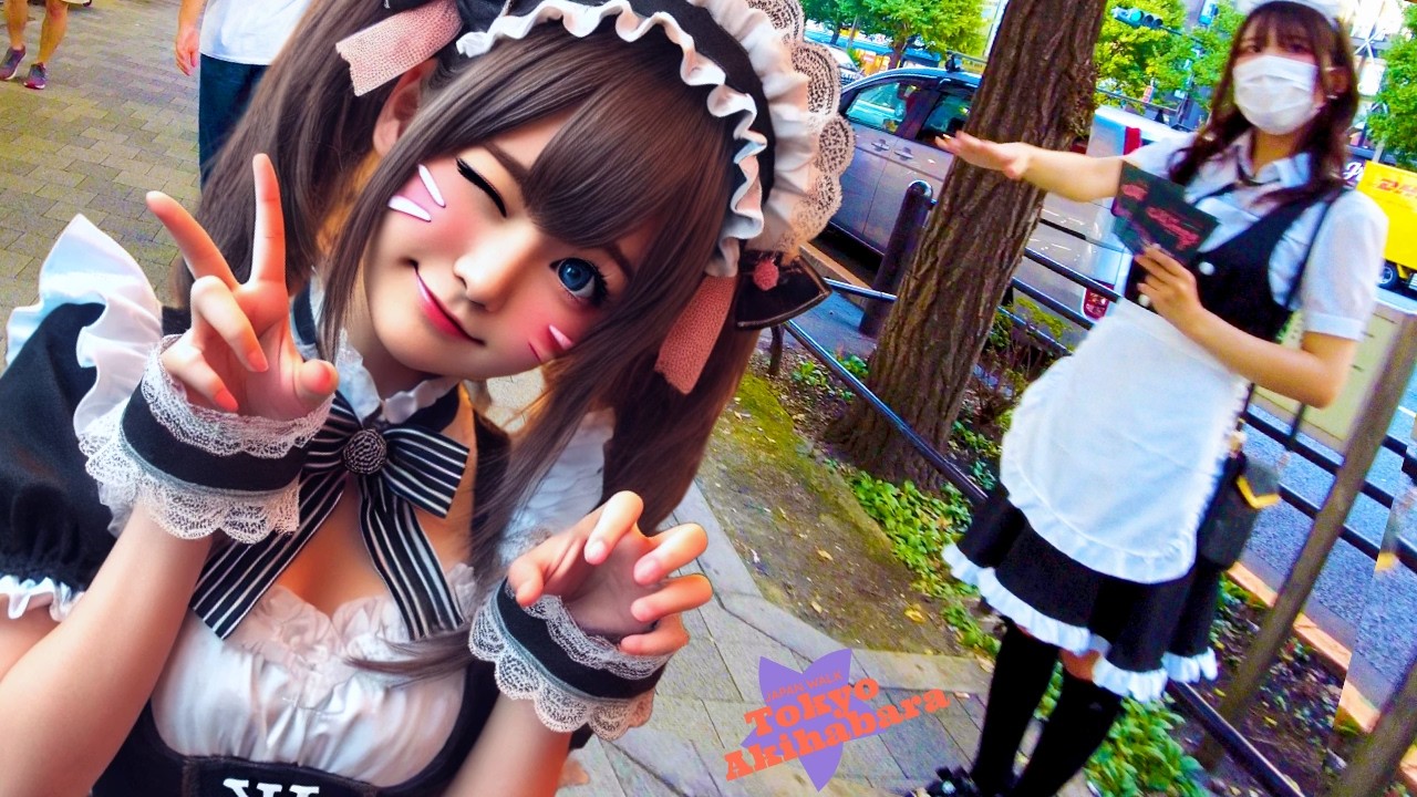 Tokyo Akihabara 🐶 Flyer Street 💖 4K Nonstop 1 Hour