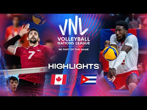 🇨🇦 CAN vs. 🇨🇺 CUB - Highlights | Week 2 | Men's VNL 2024