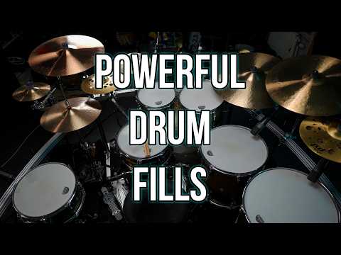 5 More Powerful Drum Fills For Beginners | Easy Beginner Drum Fills - That Swedish Drummer