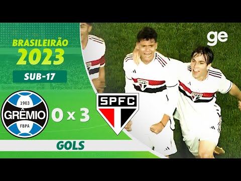 Gols e lances de Grêmio x São Paulo