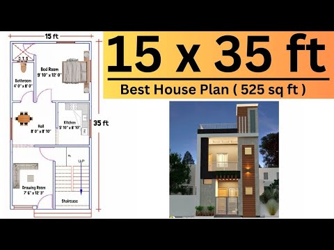 15x30 House Plan 15 x 30 Ghar Ka Naksha Small House Plans Design 450 sq ft house Plans