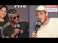 THE HILARIOUS KSI VS. LOGAN PAUL 2 FULL FINAL PRESS CONFERENCE & FACE OFF VIDEO