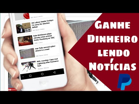 Lançou! Como Ganhar Dinheiro no Paypal Lendo Notícias - Mínimo de Saque $ 0,10 \Money no Paypal/