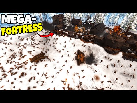 10,000 WW1 Soldiers Charge GERMAN MEGA-FORTRESS ~ Rising Front