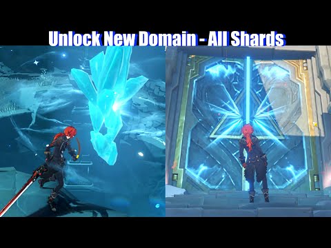 Genshin Impact - Unlock Dragonspine Domain (All Shards Locations Peak of Vindagnyr)