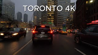 Download the video "Driving Downtown - Toronto Luxury Street 4K - Canada"
