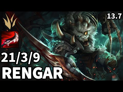 Rengar Jungle vs Karthus - EUW Grandmaster | Patch 13.7