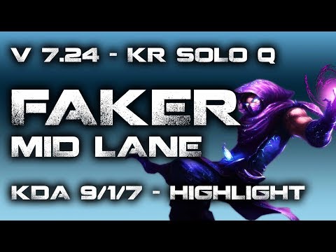 SKT T1 Faker - Malzahar vs Ziggs - KR LOL Highlights - Faker Stream - SKT replays