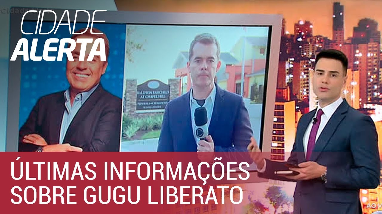 Filho de Gugu assina documentos para liberação do corpo do pai