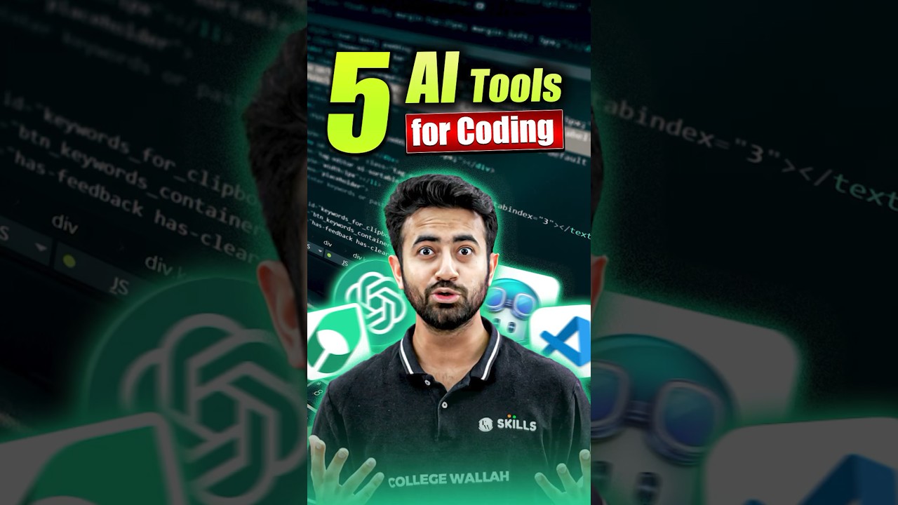 Try these AI Tools and get the best Coder in you!! #collegewallah #shorts