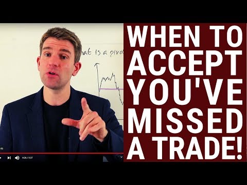 When to Accept You’ve Missed a Trade ☝ Video