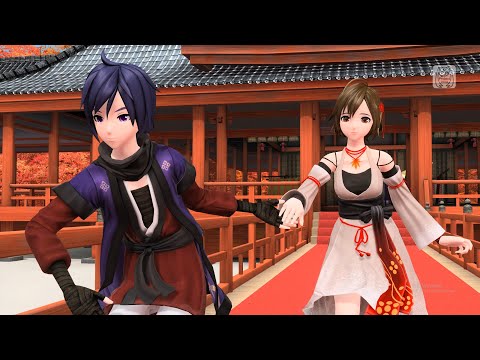 [qoo159][初音未來][中文字幕][1440P 2K][KAITO+MEIKO][落葉秋風][Paired Wintry Wind] 番凩