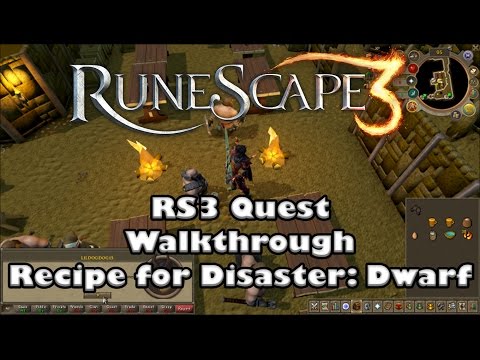 RS3 Quest Guide- Recipe for Disaster: Dwarf - 2017(Up to Date)