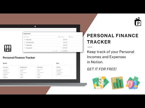 Personal Finance Tracker | Free Notion Template | Prototion