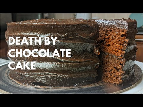 BEST DEATH BY CHOCOLATE CAKE RECIPE | ഈസി ചോക്ലേറ്റ് കേക്ക് | (moist cake with chocolate ganache)