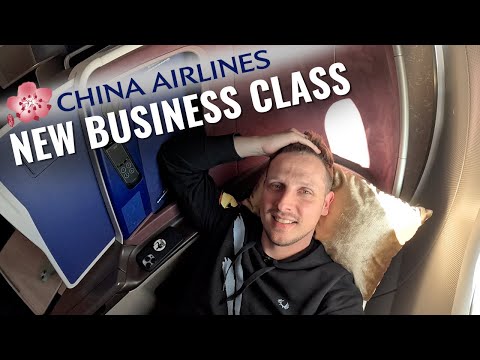 CHINA AIRLINES IMPRESSIONANTE NOVA CLASSE Executiva!
