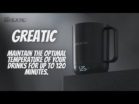 GREATIC—The First Smart Coffee Mug With Replaceable Battery