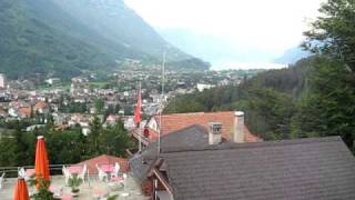 preview picture of video 'Overview of the city Interlaken, Switzerland'