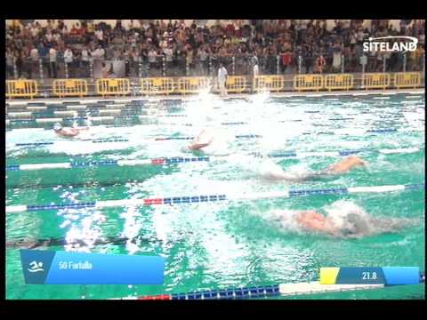 Serie 7 dei 50 Farfalla  Assoluti Maschi Master - Campionati Regionali Masters 2014 di Veneto e Fri