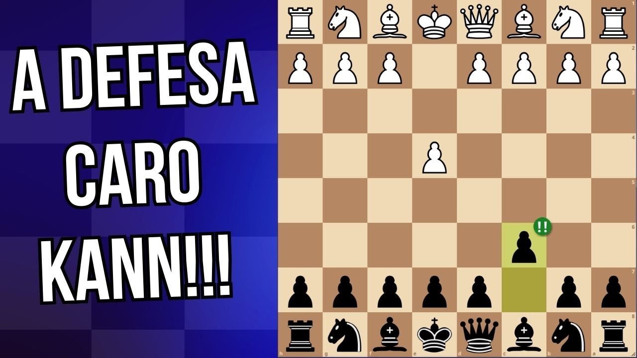 A MELHOR DEFESA Até os 2000 de Rating!! Guia Completo da Defesa Caro-Kann!!!
