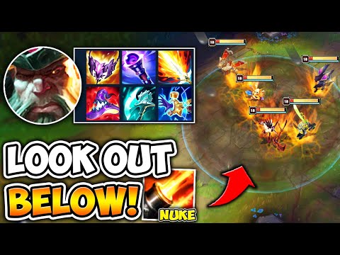 Gangplank but I have 800 AP and my ult is a Tactical Nuke (MASSIVE AOE DAMAGE)