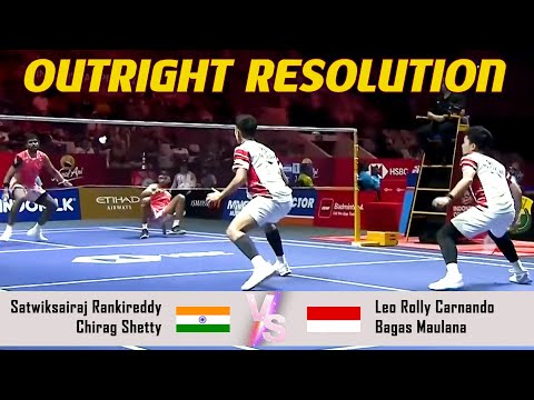 OUTRIGHT RESOLUTION | Satwiksairaj Rankireddy/Chirag Shetty VS Leo Rolly Carnando/Bagas Maulana