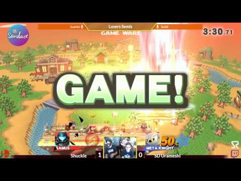 HDS@GW - Shuckle (Samus) vs. SD Urameshi (Meta Knight) - SSB4 Losers Semis - Smash Wii U - Smash 4