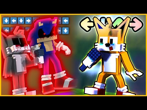 EnderOverNight - FNF Character Test | Animation VS Playground | Tails.EXE (Minecraft Animation)