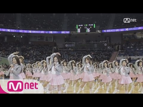 [Produce 101] [Fancam] Basketball Court filled with 101 Girls @KBL All-STAR EP.01 20160122