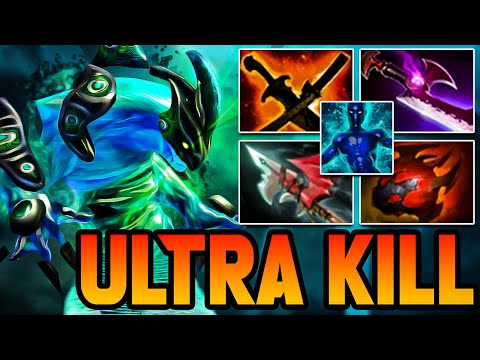 Morphling Got Ultra Kills With 25 Kills !! Dota 2 Morphling Guide Build Gameplay Carry 7.33