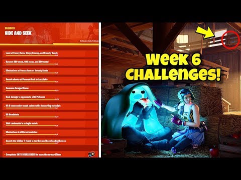 *NEW* Fortnite Week 6 Challenges Leaked “HIDE AND SEEK” MISSION CHALLENGES! Fortnite Battle Royale
