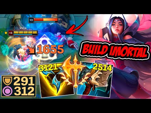 IRELIA TOP FICA IMORTAL COM ESSA BUILD NOVA *muito op* - LEAGUE OF LEGENDS