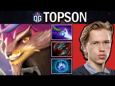 OG.TOPSON PANGOLIER WITH FAVORITE ITEM - DIFFUSAL - DOTA 2 7.31 GAMEPLAY