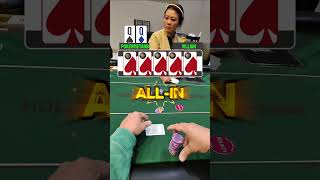 THE ULTIMATE COIN FLIP: When two monster hands collide Heads-Up! 💥🃏#casino #poker