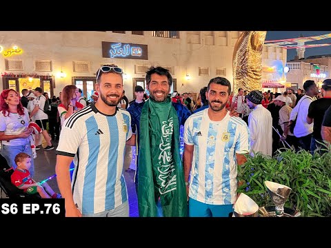 Historical Saudi Arabia Win and Celebrations in Qatar S06 EP.76 | MIDDLE EAST MOTORCYCLE TOUR