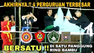 Download lagu AKHIRNYA !! Pagar Nusa PSHT IKSPI & Tapak Suci Bersatu di Panggung Bambu mp3