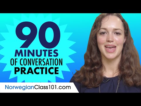 90 Minutes of Norwegian Conversation Practice - Improve Speaking Skills
