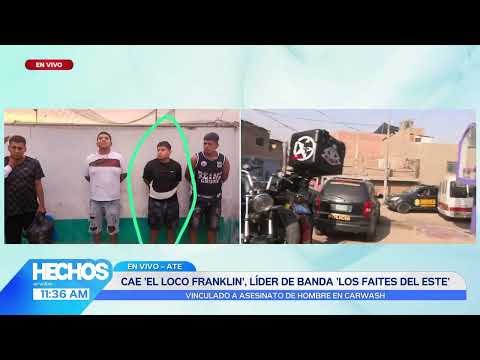 News on Willax - NOV 06 - 'CRAZY FRANKLIN', LEADER OF 'LOS FAITES DEL ESTE' GANG, IS ARRESTED | W...