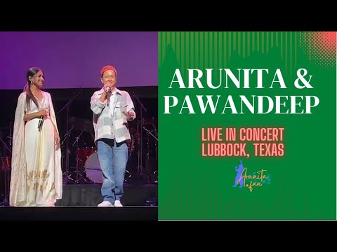Arunita Kanjilal & Pawandeep Rajan duets live in concert, Buddy Holly Hall, TX, USA | MAGNIFICENT 4