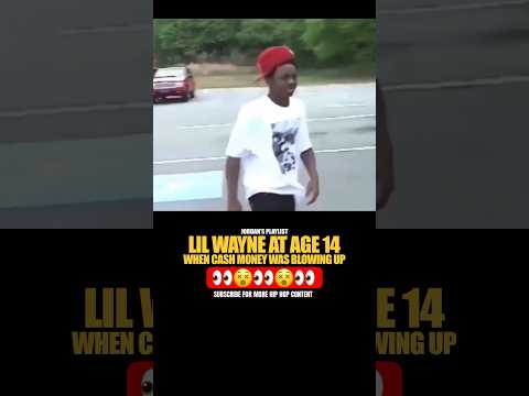 Lil Wayne at 14 years old before the FAME 😵🎥💯 #lilwayne #birdman #hiphop
