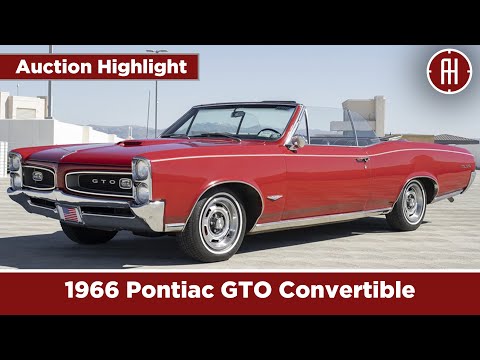 AUTOHUNTER - 1966 Pontiac GTO Convertible - AUCTION HIGHLIGHT