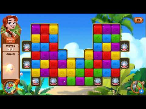 Lost Island Blast Adventure Level 46 - No Boosters